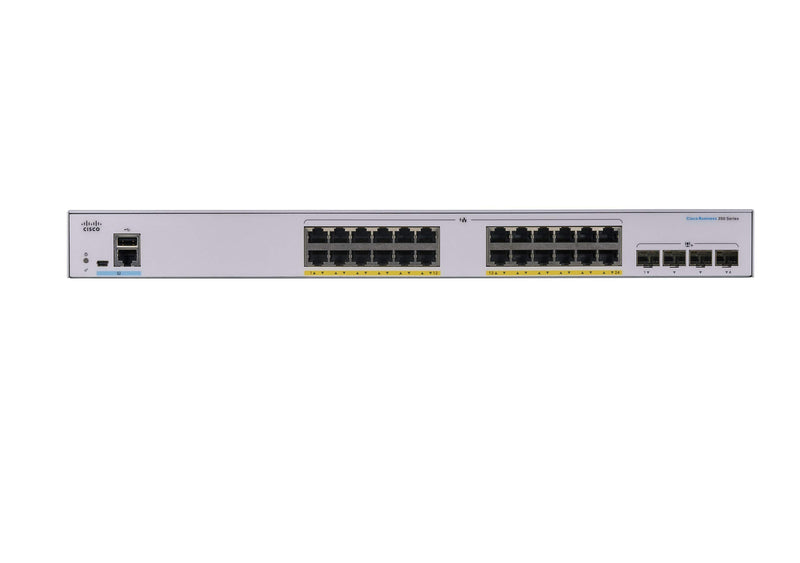 Cisco Business CBS350-24FP-4X Managed Switch | 24 Port GE | Full PoE | 4x10G SFP+ | Limited Lifetime Protection (CBS350-24FP-4X-NA) - PEGASUSS 