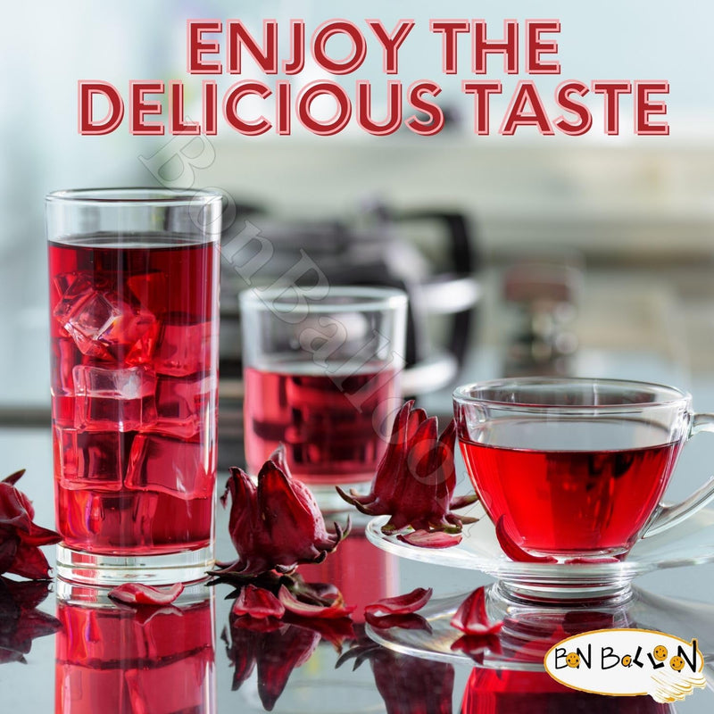 Dried Roselle Hibiscus Egyptian Aswani Herbal Tea Loose Organic Karkade Flowers Healthy Tea Tea - Vitamins Rich Caffeine-Free - Hot and Iced Tea ÙƒرÙƒدÙšù‡ (17.64 Oz / 500 Gm )