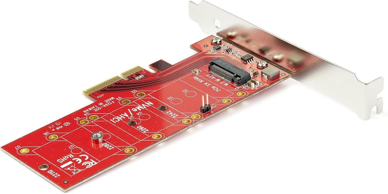 M2 Pcie SSD Adapter - X4 Pcie 3.0 Nvme / AHCI / NGFF / M-Key - Low Profile and Full Profile - SSD Pcie M.2 Adapter (PEX4M2E1)