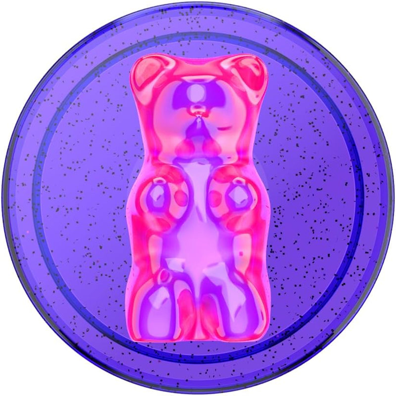 Phone Grip with Expanding Kickstand - Gummy Bear Purple