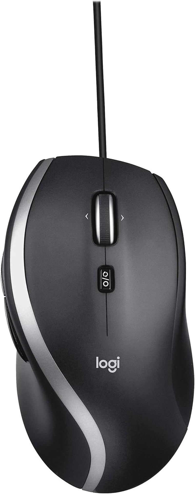 Logitech M500S Advanced Corded Mouse with Advanced Hyper-Fast Scrolling & Tilt, Customizable Buttons, High Precision Tracking with DPI Switch, USB Plug & Play