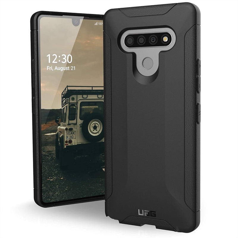 UAG Designed for LG Stylo 6 Case Scout [Black] Rugged Shockproof Military Drop Tested Protective Cover