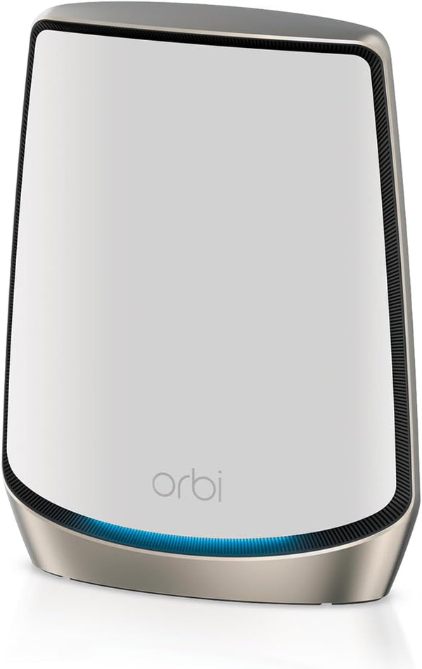 Orbi Tri-Band Wifi 6 Router (RBR860S), Coverage up to 2,700 Sq. Ft, 100 Devices, 10 Gig Internet Port, Free Armor Security, Expandable to Create a Mesh System, AX6000 802.11 AX (Up to 6Gbps) 6Gbps | Wifi 6 | 860 Series