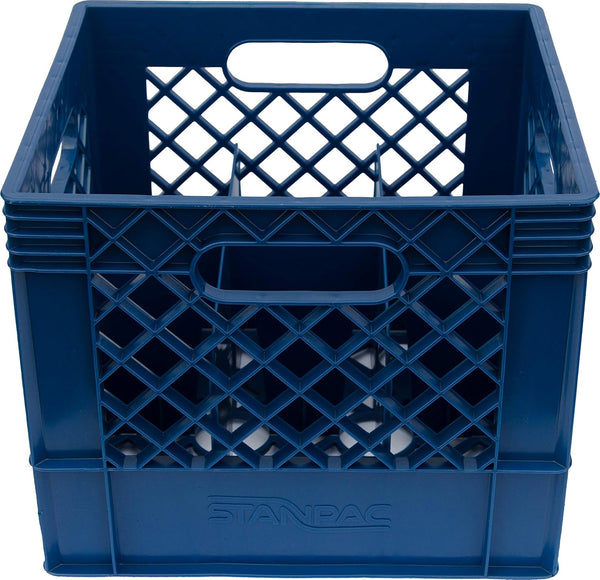 Plastic Crates for Glass Milk Bottles Commercial Duty (2 Qt, 6 Cell)