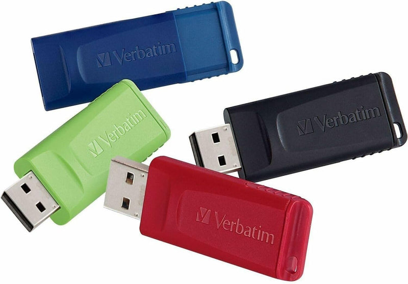 64GB Store 'N' Go USB Flash Drive - PC / Mac Compatible - 2Pk - Blue, Green