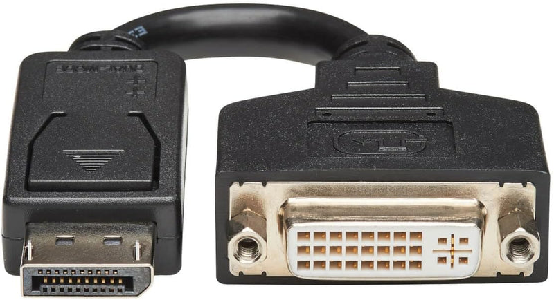 Displayport to DVI Adapter Cable DP2DVI Video Converter for DP-M to DVI-I-F 6In (P134-000)