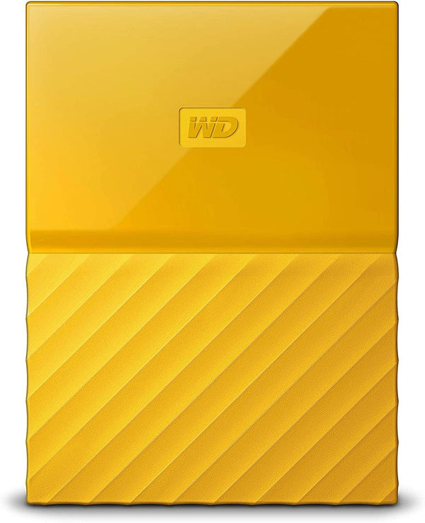 WD 2TB Yellow My Passport Portable External Hard Drive - USB 3.0 - WDBS4B0020BYL-WESN (Renewed)