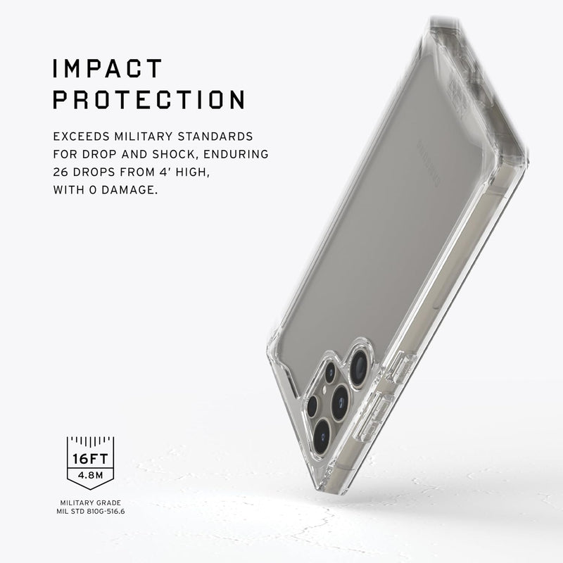 URBAN ARMOR GEAR UAG Designed for Samsung Galaxy S24 Ultra Case 6.8" Monarch, Pathfinder, Plyo, Plasma, Civilian Rugged Military Drop-Proof Impact Resistant Non-Slip Protective Cover