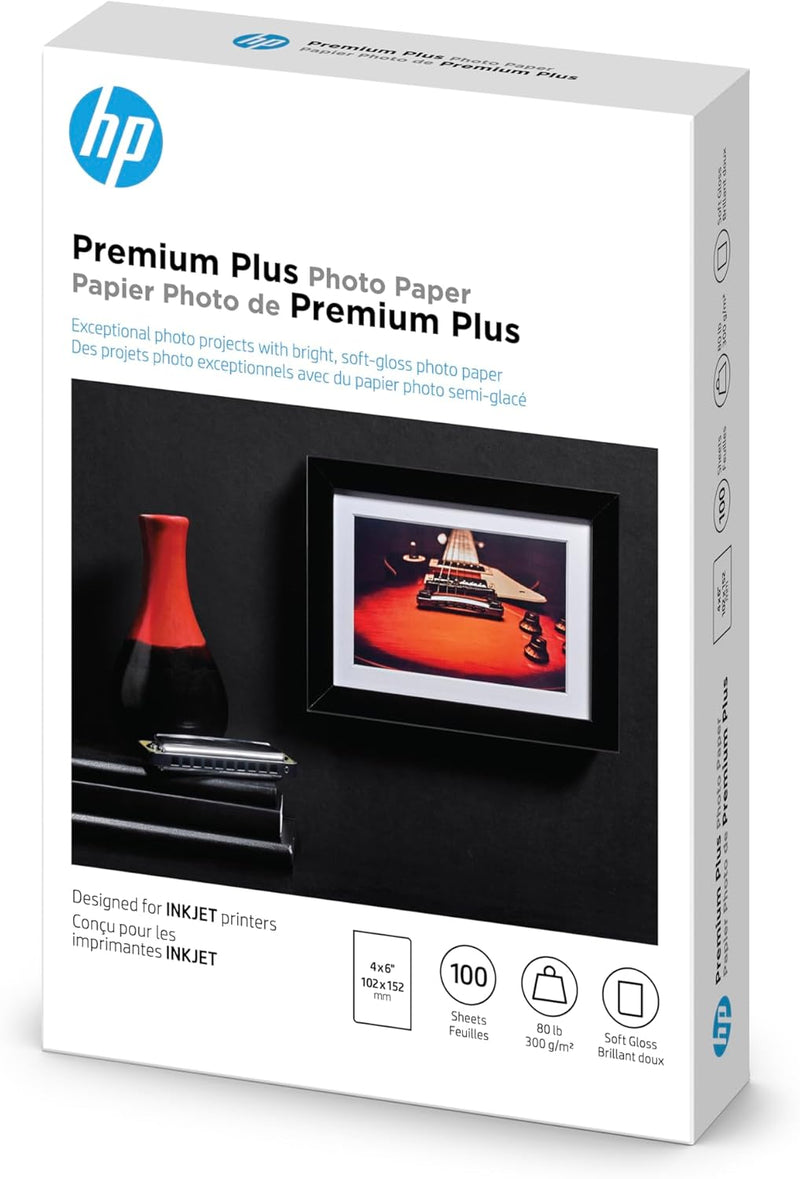 Premium plus Photo Paper, Satin, 4X6 In, 100 Sheets (CR666A)