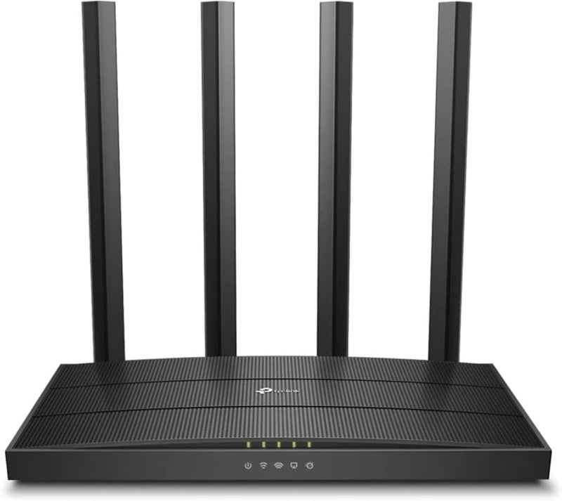 AC1200 Gigabit Wifi Router (Archer A6) - Dual Band MU-MIMO Wireless Internet Router, 4 X Antennas, Onemesh and AP Mode, Long Range Coverage