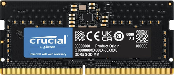 RAM 8GB DDR5 5600Mhz (Or 5200Mhz or 4800Mhz) Laptop Memory CT8G56C46S5