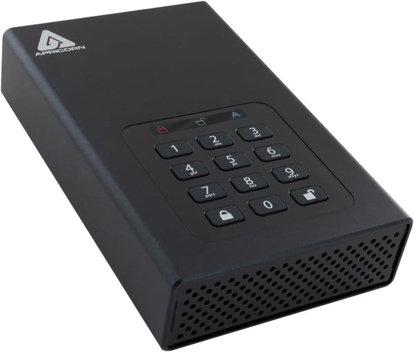 20TB Aegis Padlock DT 256-Bit Encrypted USB 3.0 Hard Drive (ADT-3PL256-20TB)