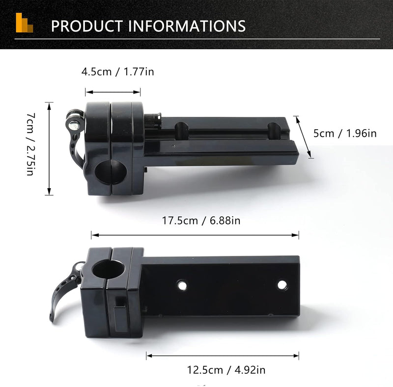 Gear Shifter Mount (Right Hand Install) for Logitech G Driving Force Shifter Bracket for Playseat Challenge Chair Compatible with Logitech G923 G920 G29 G27 G25 Racing Wheel Accessories