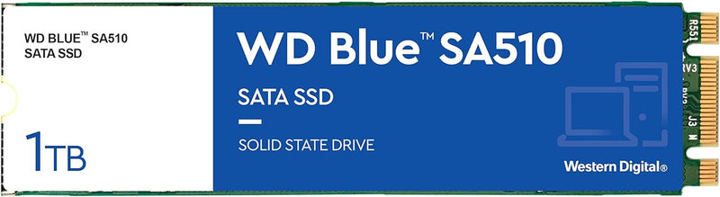 2TB WD Blue 3D NAND Internal PC SSD - SATA III 6 Gb/S, M.2 2280, up to 560 Mb/S - WDS200T2B0B