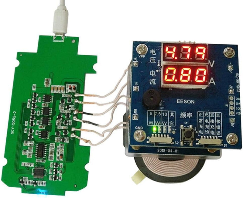 Taidacent Three Coils Wireless Charger PCBA QI Standard DIY High Power 9V1.5A Wireless Charging Transmitter Module