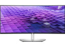 Dell UltraSharp U3824DW 38" Class WQHD+ Curved Screen LED Monitor - 21:9 - Black, Silver