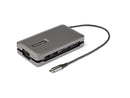 StarTech.com USB C Multiport Adapter, USB C to 4K 60Hz HDMI 2.0, 2-Port 10Gbps USB Hub, 100W Power Delivery Pass-through, GbE, SD/MicroSD