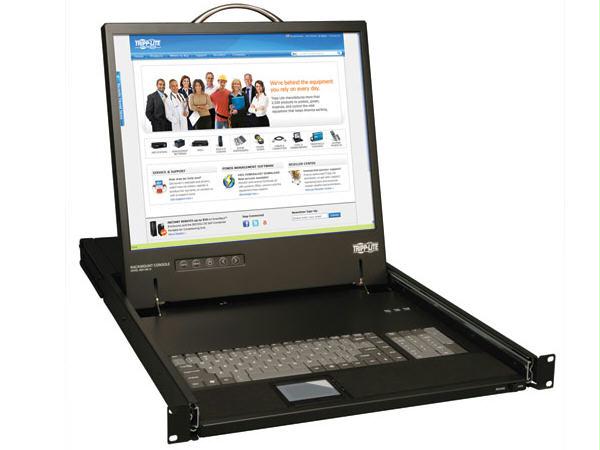 Tripp Lite by Eaton 1U Rack-Mount Console with 19 in. LCD, TAA - PEGASUSS 