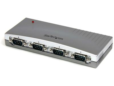 StarTech.com USB to Serial Adapter Hub &acirc;&euro;" 4 Port &acirc;&euro;" Bus Powered &acirc;&euro;" DB9 (9-pin) &acirc;&euro;" USB Serial &acirc;&euro;" FTDI USB to Serial Adapter - PEGASUSS 