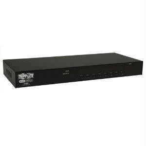 Tripp Lite by Eaton 8-Port 1U Rack-Mount USB/PS2 KVM Switch with On-Screen Display - PEGASUSS 