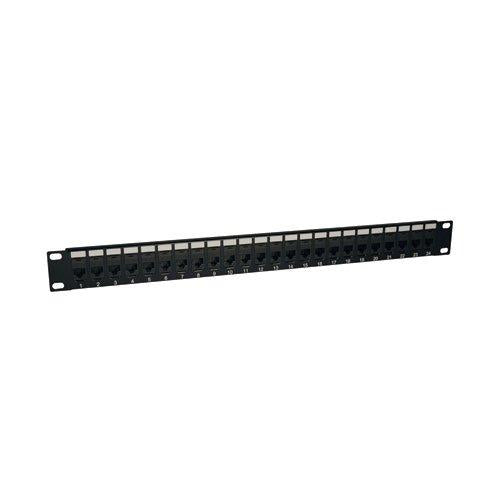Tripp Lite by Eaton 24-Port 1U Rack-Mount Cat5e Feedthrough Patch Panel, RJ45 Ethernet, TAA - PEGASUSS 