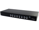 StarTech.com 8 Port Rackmount USB VGA KVM Switch w/ Audio - PEGASUSS 