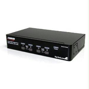 StarTech.com 4 Port USB DisplayPort KVM Switch with Audio - PEGASUSS 