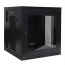 Tripp Lite by Eaton SmartRack 12U Low-Profile Switch-Depth Wall-Mount Small Rack Enclosure, Clear Acrylic Window, Hinged Back - PEGASUSS 
