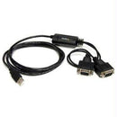 Startech Dual-port Usb To Serial Rs232 Adapter - Integrated 2500vrms Optical Isolation Ci