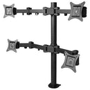 SIIG Articulating Quad Monitor Desk Mount - 13" to 27" - PEGASUSS 