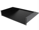 StarTech.com 2U Server Rack Cabinet Shelf - Fixed 18" Deep Cantilever Rackmount Tray for 19" Data/AV/Network Enclosure - Weight Cap. 125lbs/56kg - PEGASUSS 