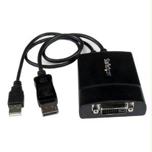StarTech.com DisplayPort to DVI Dual Link Active Adapter, DisplayPort to DVI-D Adapter/Video Converter 2560x1600 60Hz, DP to DVI Adapter - PEGASUSS 