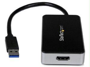 StarTech.com USB 3.0 to HDMI External Video Card Multi Monitor Adapter with 1-Port USB Hub - 1920x1200 / 1080p - PEGASUSS 