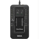 Cyberpower Systems (usa), Inc. Eco (8) 5-15r Outlets 5ft Cord 5-15p Plug 15a Green Rj11 3yr Warranty