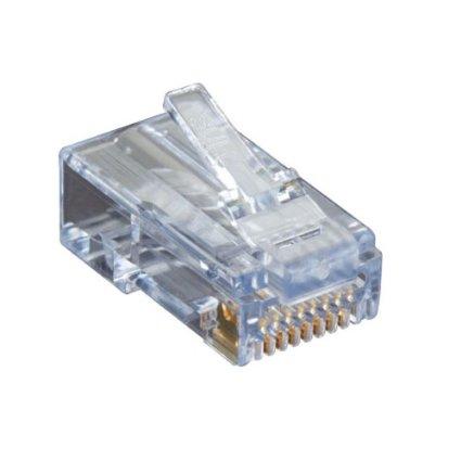 Black Box CAT6 EZ RJ45 Modular Plug Connector-Unshielded TAA 100-Pack - PEGASUSS 