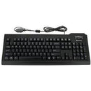 Seal Shield Medical Grade Keyboard - Dishwasher Safe Qwerty Ansi Usa (black)(gol