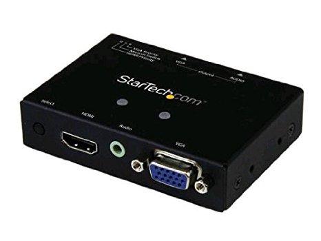 StarTech.com 2x1 VGA + HDMI to VGA Converter Switch w/ Priority Switching &acirc;&euro;" 1080p - PEGASUSS 