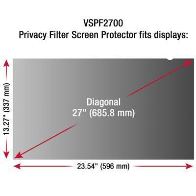 ViewSonic Privacy Filter Screen Protector Black - PEGASUSS 