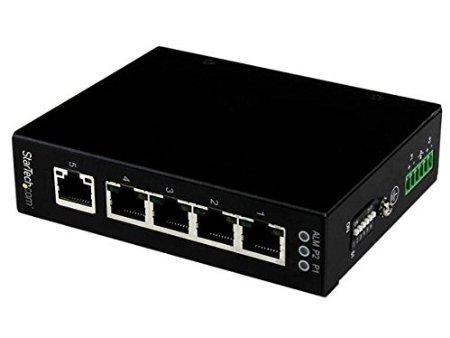 StarTech.com 5 Port Unmanaged Industrial Gigabit Ethernet Switch - DIN Rail / Wall-Mountable - PEGASUSS 
