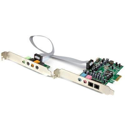 StarTech.com 7.1 Channel Sound Card - PCI Express - 24-bit - 192KHz - PEGASUSS 