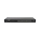 Intellinet 24-Port Network Switch, 24-Port (RJ45), Rackmount, Gigabit, 4 SFP, Ethernet Web-Smart, 10/100/1000 Mbit/ (With C14 2 Pin Euro Power Cord) - PEGASUSS 