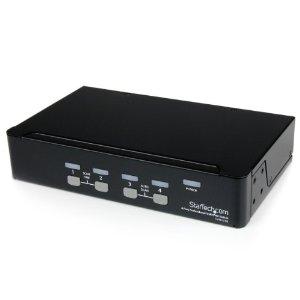 StarTech.com StarView SV431USB - KVM switch - USB - 4 ports - 1 local user - USB - 1U - PEGASUSS 