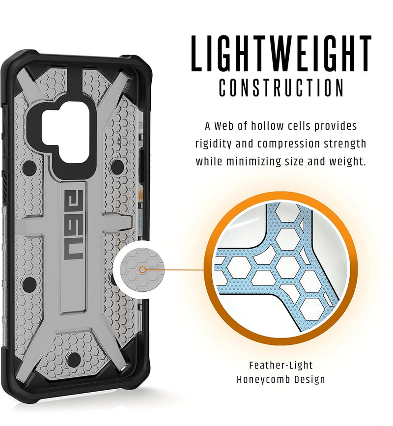 URBAN ARMOR GEAR UAG Samsung Galaxy S9 [5.8-Inch Screen] Plasma Feather-Light Rugged [Ash] Military Drop Tested Phone Case