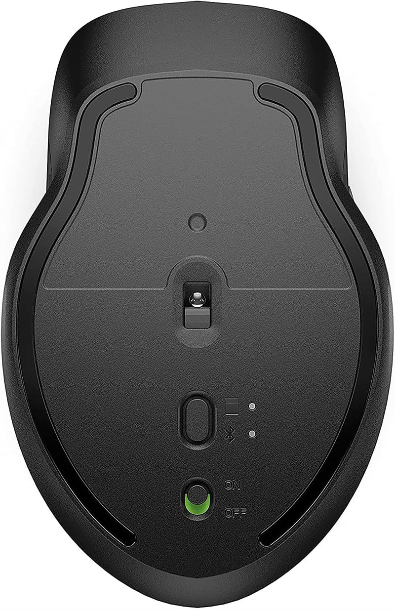 430 Multi-Device Wireless Mouse (Black) - Bluetooth 5.2 & 2.4 Ghz USB Receiver Dongle - 4000 DPI Cursor Tracking, 4 Customizable Buttons, 2-Year Battery - Windows, Macos, Chromebook (3B4Q2AA