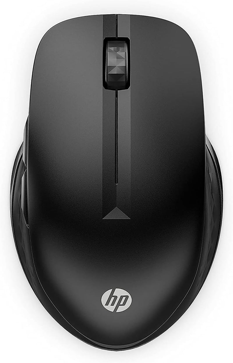 430 Multi-Device Wireless Mouse (Black) - Bluetooth 5.2 & 2.4 Ghz USB Receiver Dongle - 4000 DPI Cursor Tracking, 4 Customizable Buttons, 2-Year Battery - Windows, Macos, Chromebook (3B4Q2AA