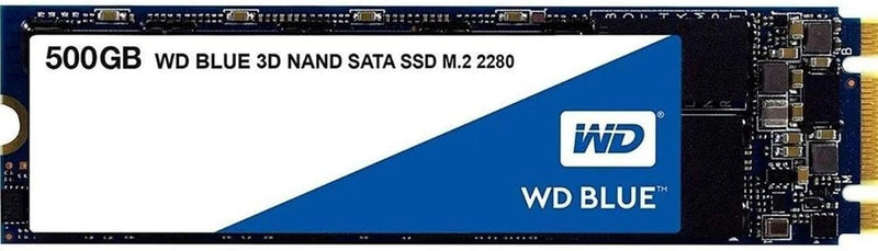 2TB WD Blue 3D NAND Internal PC SSD - SATA III 6 Gb/S, M.2 2280, up to 560 Mb/S - WDS200T2B0B