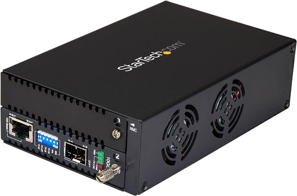 10 Gigabit Ethernet Copper-To-Fiber Media Converter - Open SFP+ - Managed - 10G Ethernet Media Converter (ET10GSFP)