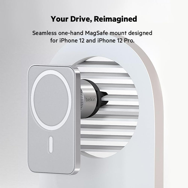 Magsafe Vent Mount Pro - Magsafe Phone Mount for Car, Magnetic Phone Holder Compatible with Iphone 16, Iphone 16 Pro, Iphone 16 Pro Max, Iphone 15 Series, Iphone 14 Series, and Mini - Gray