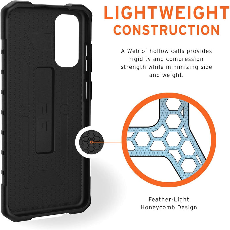 PATHFINDER UAG-GLXS20-BK Shockproof Case for Galaxy S20, Black