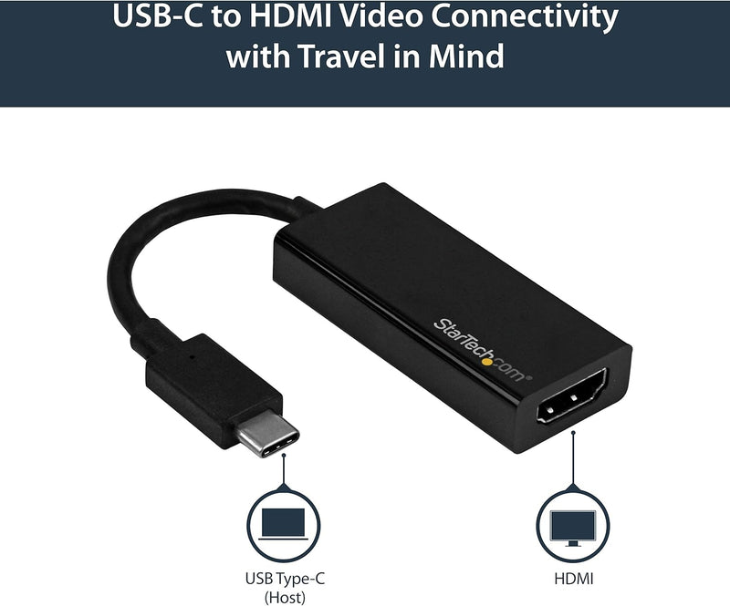 USB C to HDMI Adapter - 4K 60Hz - Thunderbolt 3 Compatible - USB-C Adapter - USB Type C to HDMI Dongle Converter (CDP2HD4K60)